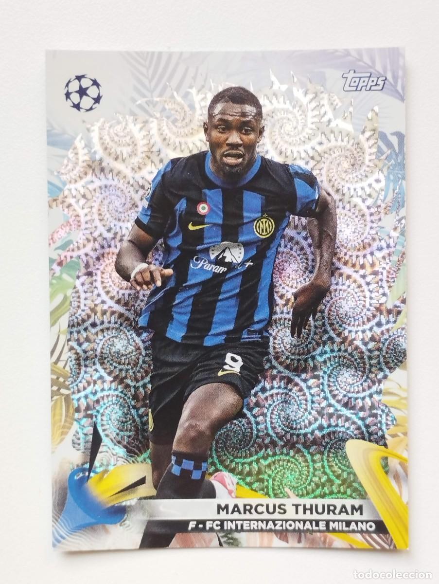 Cartes &agrave; collectionner de Football: CROMO CARD TOPPS CARNAVAL CHAMPIONS LEAGUE 2023 2024 23 24 MARCUS THURAM 80 INTER
