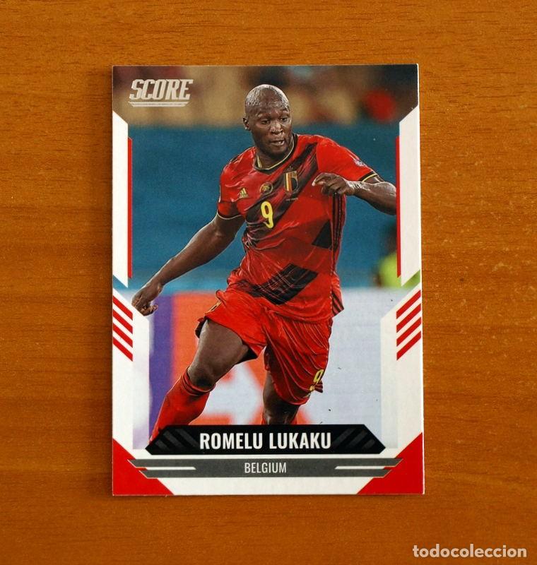 Cromos de f&uacute;tbol: Belgium-Belgica -N&ordm; 15 Romelu Lukaku -SCORE SOCCER Panini FIFA-Mundial Qatar- 2021-2022-21-22