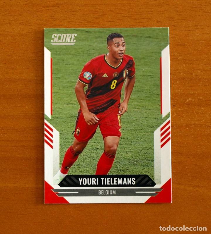 Cromos de f&uacute;tbol: Belgium-Belgica -N&ordm; 17 Yuri Tielemans -SCORE SOCCER Panini FIFA-Mundial Qatar- 2021-2022-21-22