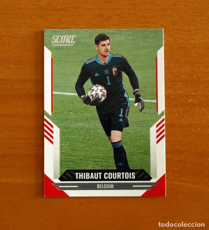 Cromos de f&uacute;tbol: Belgium-Belgica -N&ordm; 20 Thibaut Courtois -SCORE SOCCER Panini FIFA-Mundial Qatar- 2021-2022-21-22