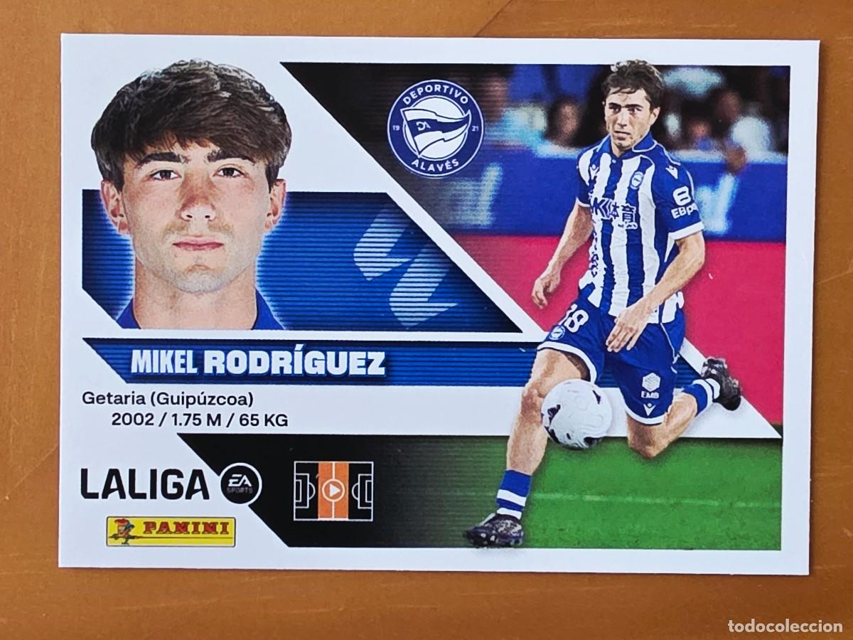 Cromos de f&uacute;tbol: 10 Mikel Rodr&iacute;guez, Deportivo Alav&eacute;s, Panini Ediciones Liga Este 2026 2027 sin pegar