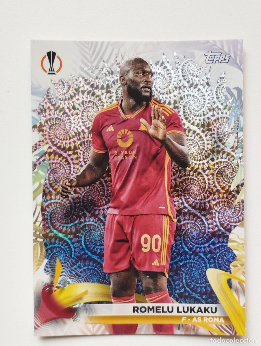Football Stickers: CROMO CARD TOPPS CARNAVAL CHAMPIONS LEAGUE 2023 2024 23 24 ROMELU LUKAKU 48 ROMA