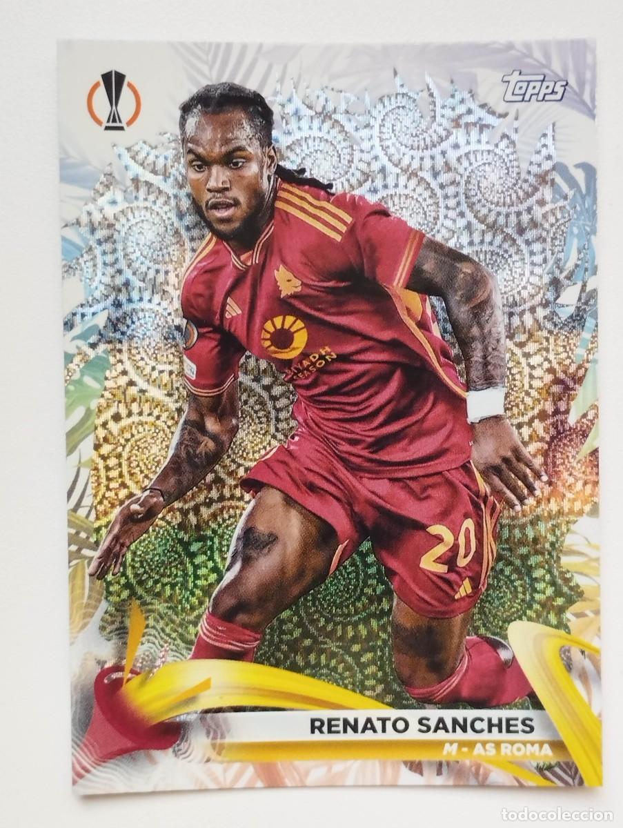 Football Stickers: CROMO CARD TOPPS CARNAVAL CHAMPIONS LEAGUE 2023 2024 23 24 RENATO SANCHES 12 ROMA