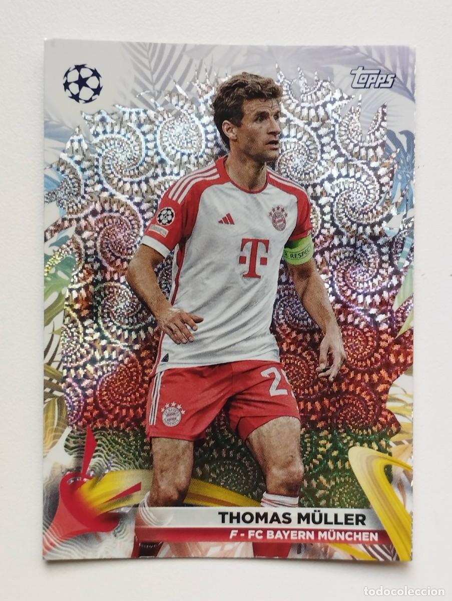Football Stickers: CROMO CARD TOPPS CARNAVAL CHAMPIONS LEAGUE 2023 2024 23 24 THOMAS MULLER 1 BAYERN MUNICH