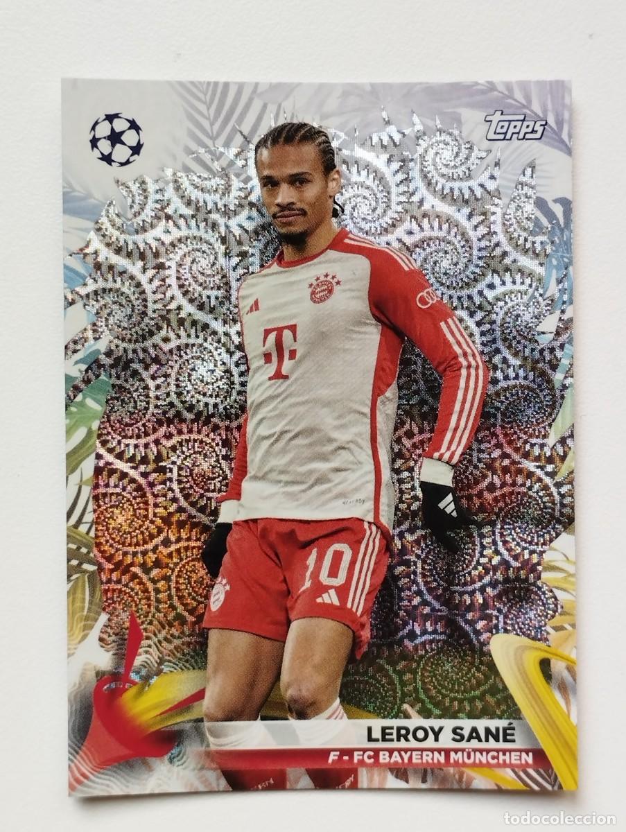 Football Stickers: CROMO CARD TOPPS CARNAVAL CHAMPIONS LEAGUE 2023 2024 23 24 LEROY SANE 71 BAYERN MUNICH