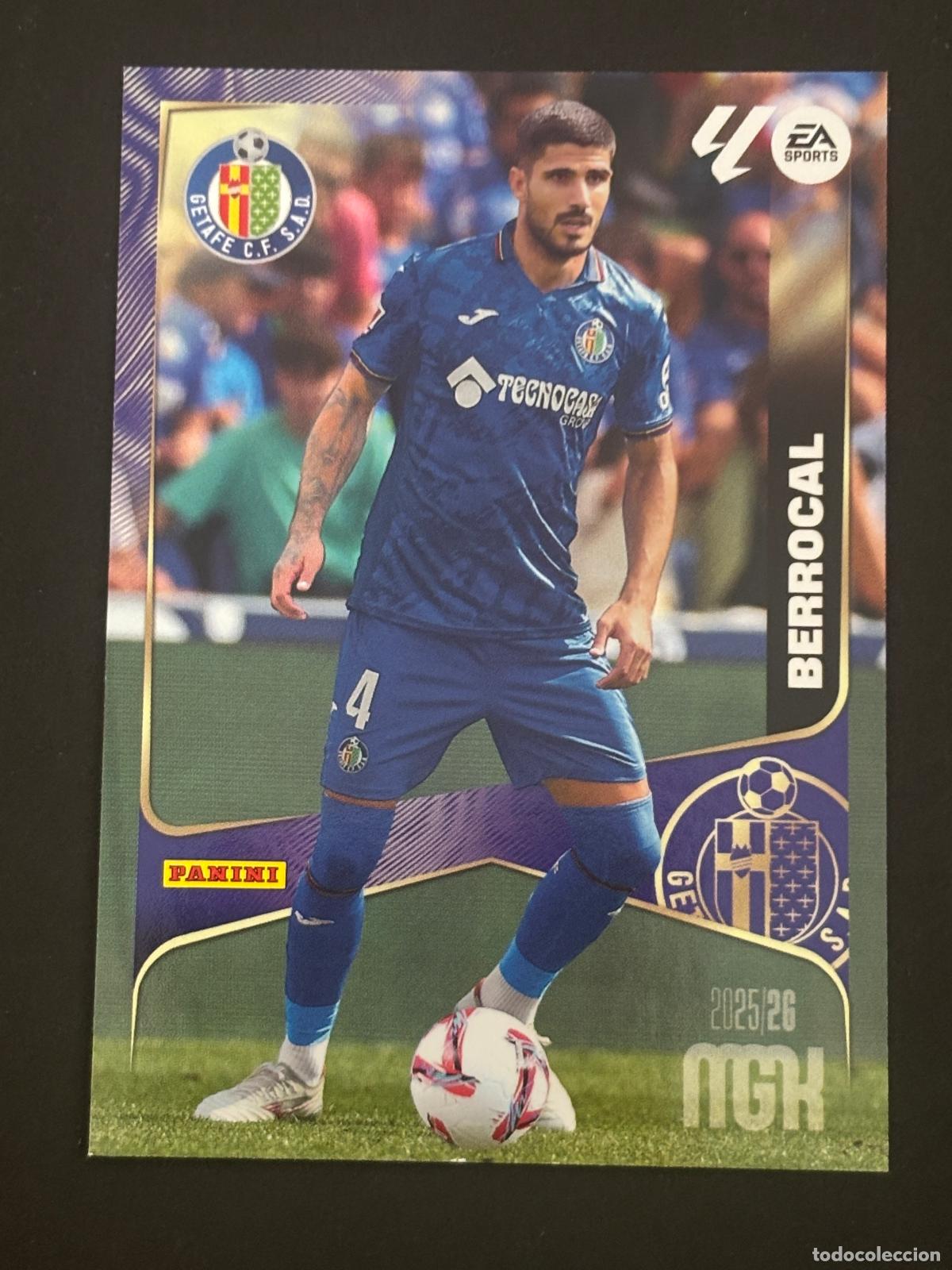 Football Stickers: 171 BERROCAL GETAFE MEGACRACKS MGK 25-26 2025-2026 PANINI LIGA