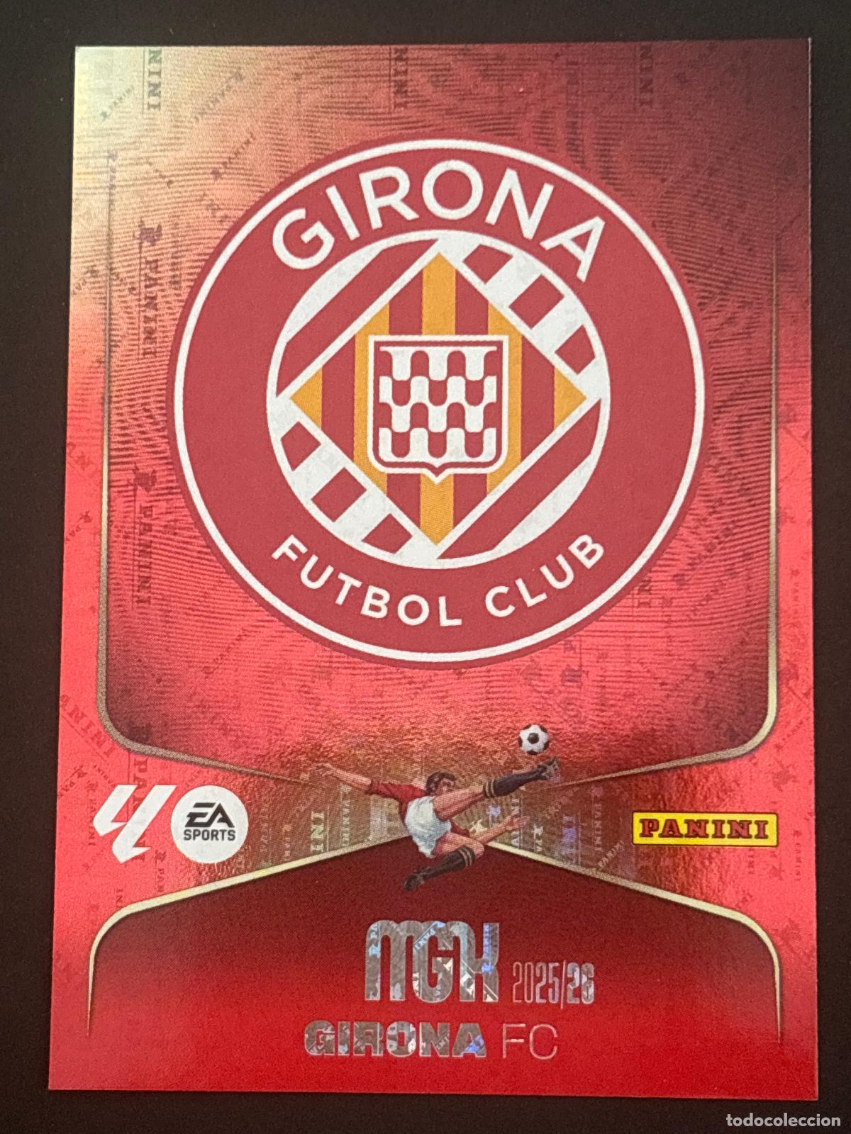 Football Stickers: 181 ESCUDO GIRONA MEGACRACKS MGK 25-26 2025-2026 PANINI LIGA