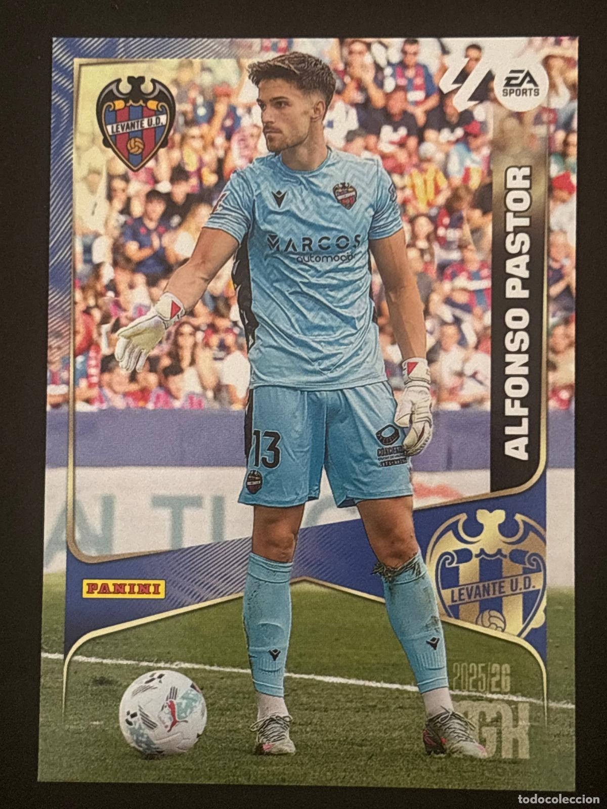 Football Stickers: 201 ALFONSO PASTOR LEVANTE 2&ordf; EDICI&Oacute;N MEGACRACKS MGK 25-26 2025-2026 PANINI LIGA