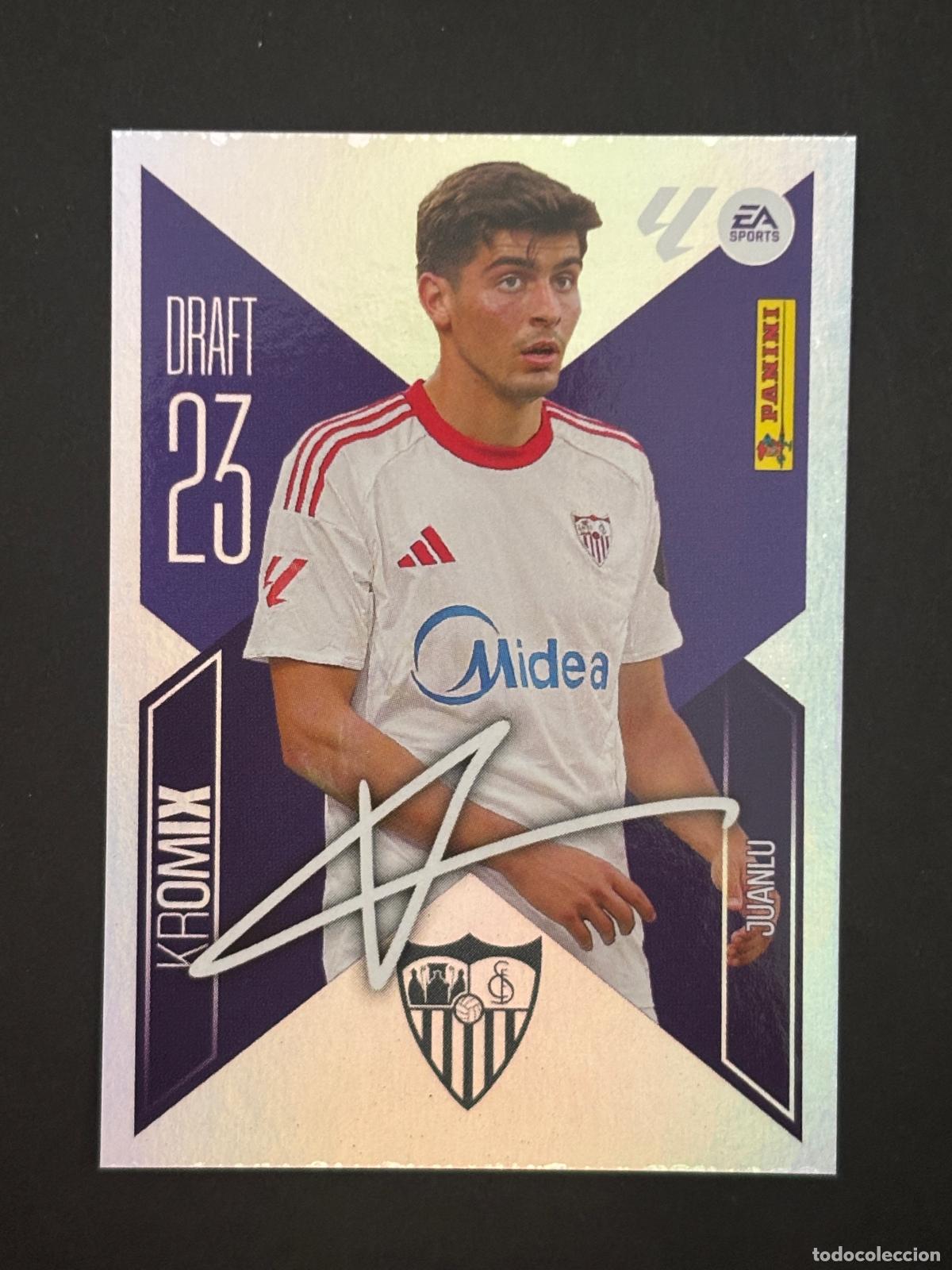 Football Stickers: K14 JUANLU SEVILLA DRAFT 23 KROMIX LIGA ESTE 26-27 2026-2027 PANINI LALIGA EA SPORTS
