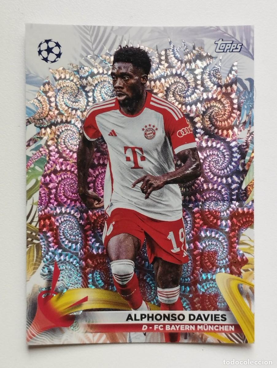 Football Stickers: CROMO CARD TOPPS CARNAVAL CHAMPIONS LEAGUE 2023 2024 23 24 ALPHONSO DAVIES 36 BAYERN MUNICH