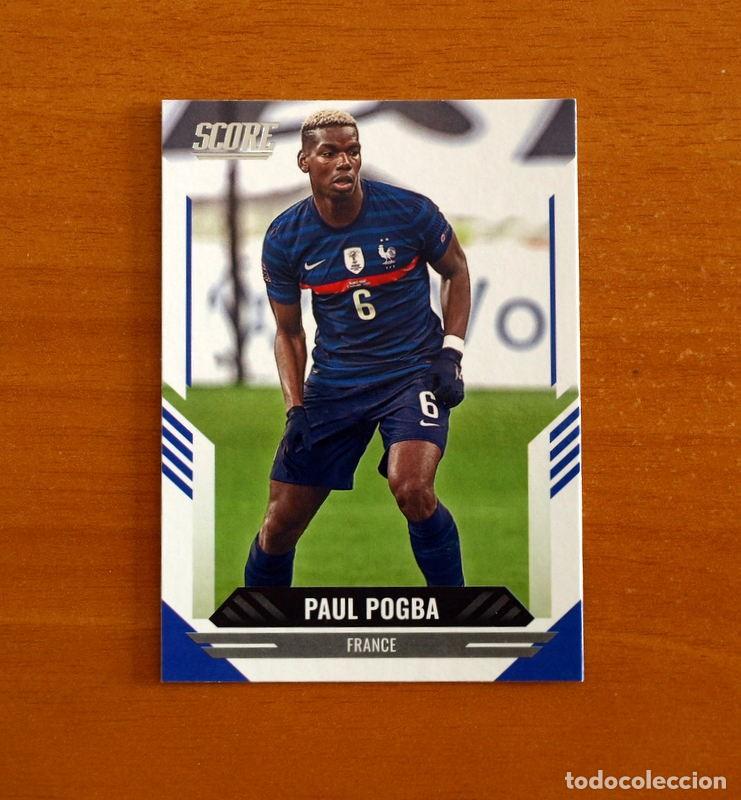 Cromos de f&uacute;tbol: France-Francia -N&ordm; 63 Paul Pogba -SCORE SOCCER Panini FIFA-Mundial Qatar- 2021-2022-21-22