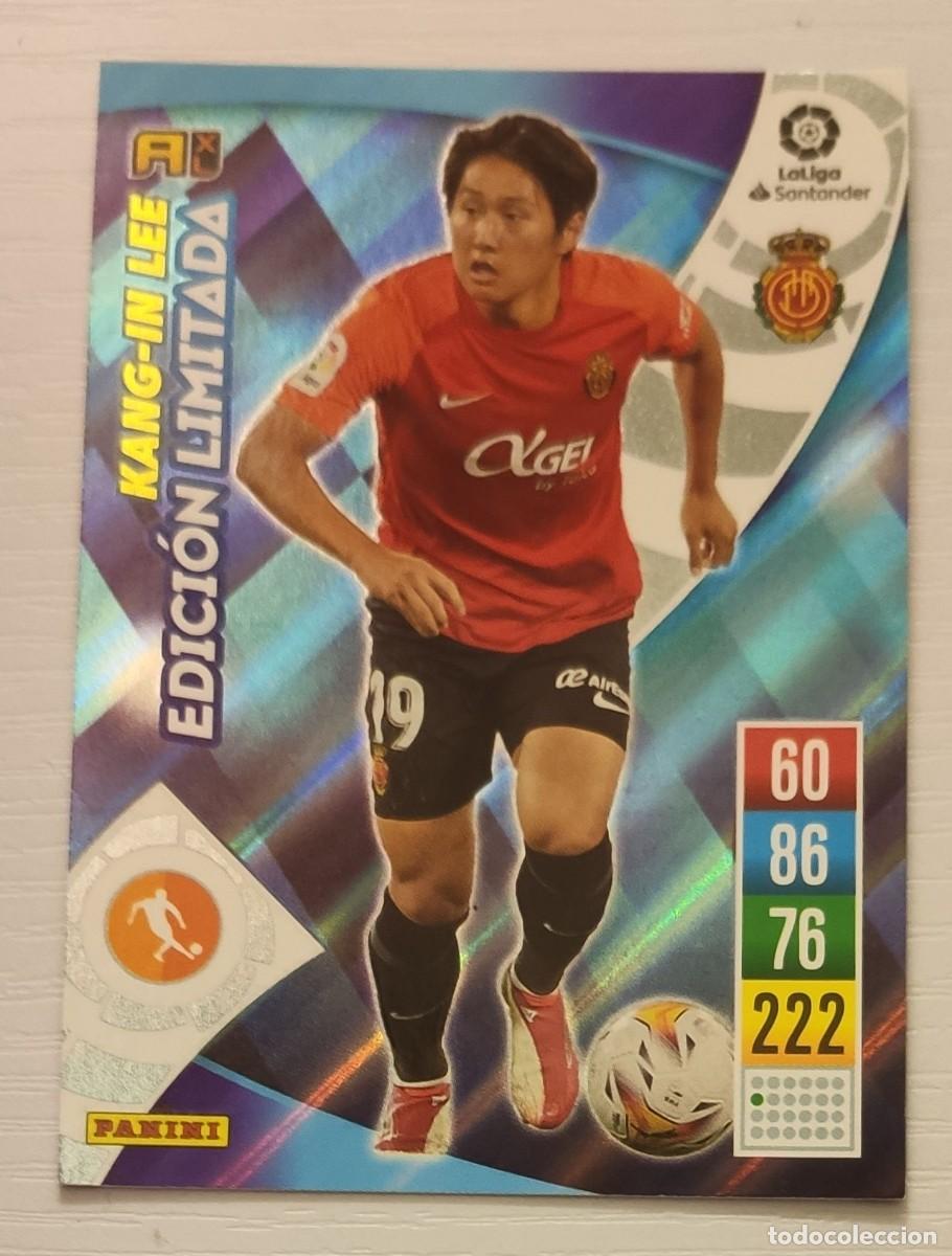 Cromos de f&uacute;tbol: Carta edici&oacute;n limitada Kang-in Lee Mallorca Panini Adrenalyn XL La Liga 2021-2022
