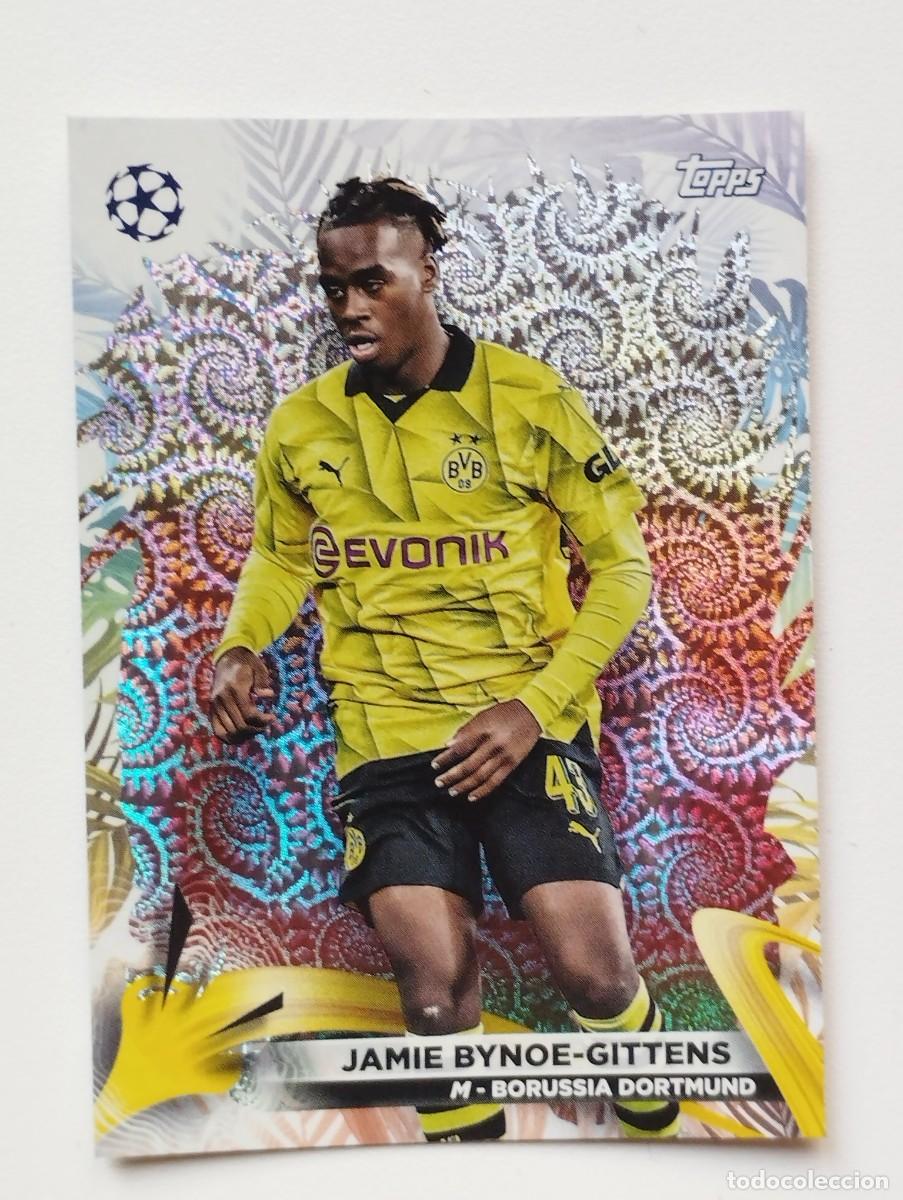 Football Stickers: CROMO CARD TOPPS CARNAVAL CHAMPIONS LEAGUE 2023 2024 23 24 JAMIE BYNOE-GITTENS 21 BORUSSIA DORTMUND