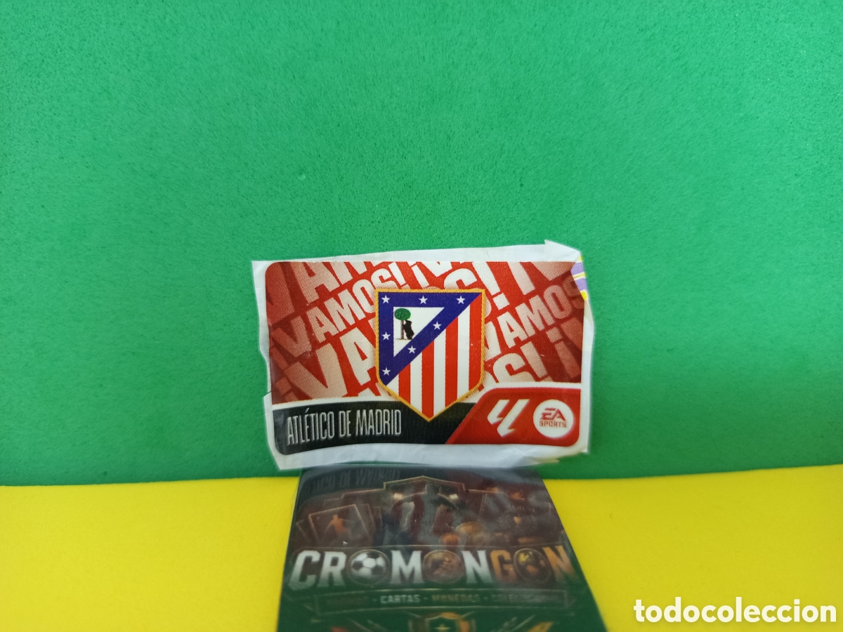 Cromos de f&uacute;tbol: ❇️ CROMO ⚽ CHICLE ESCUDO ATL&Eacute;TICO DE MADRID VAMOS LIGA 2026 2027 26 27 PANINI ❇️