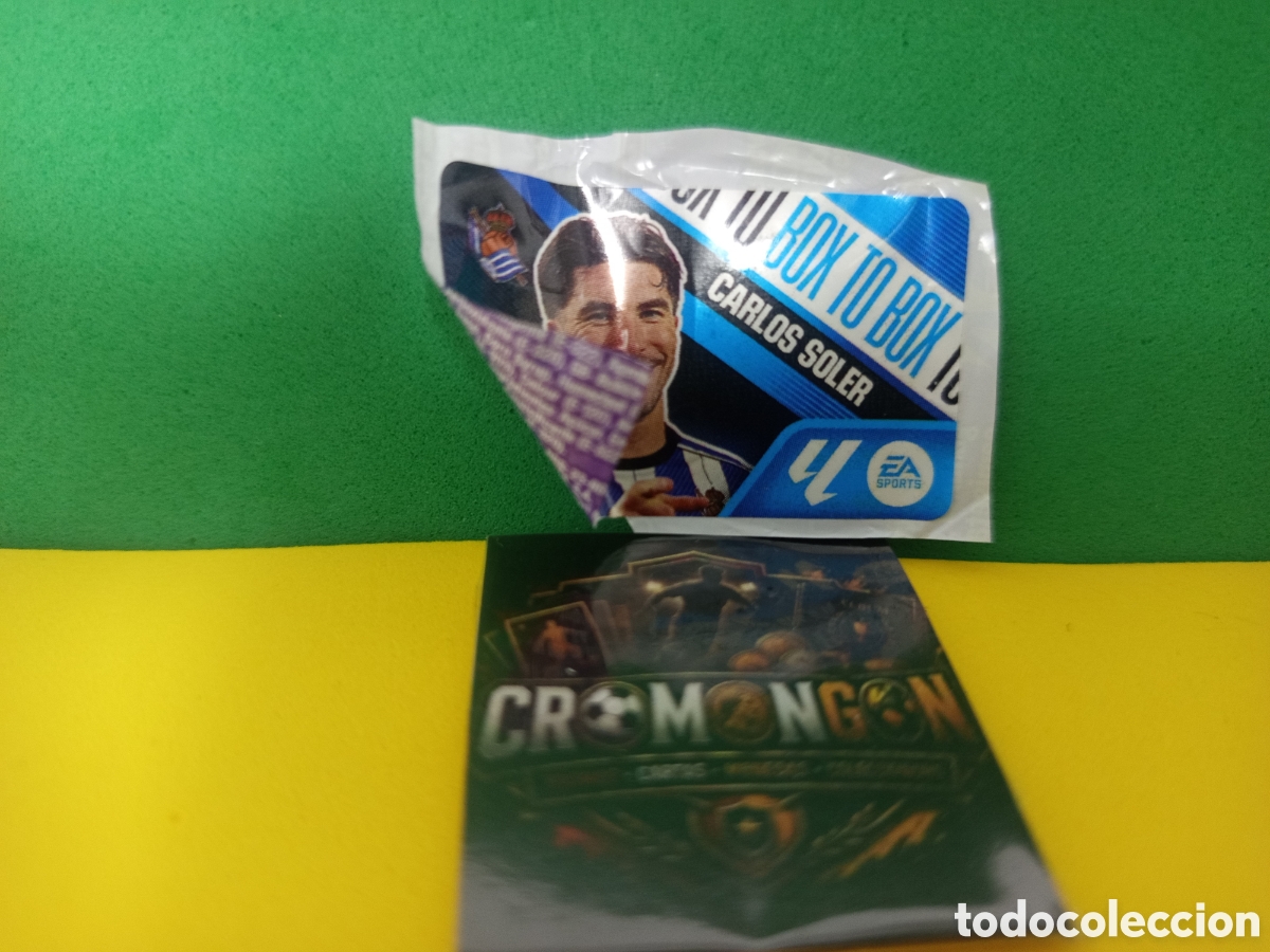 Cromos de f&uacute;tbol: ❇️ CROMO ⚽ CHICLE CARLOS SOLER REAL SOCIEDAD BOX TO BOX LIGA 2026 2027 26 27 PANINI ❇️
