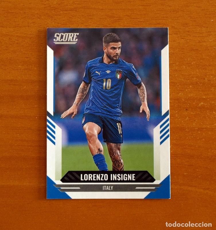 Cromos de f&uacute;tbol: Italy-Italia -N&ordm; 81 Lorenzo Insigne -SCORE SOCCER Panini FIFA-Mundial Qatar- 2021-2022-21-22