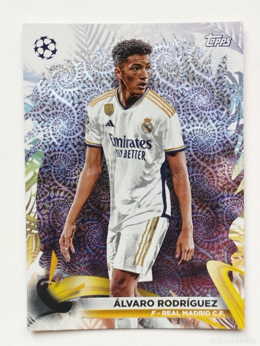 Football Stickers: CROMO CARD TOPPS CARNAVAL CHAMPIONS LEAGUE 2023 2024 23 24 ALVARO RODRIGUEZ 87 REAL MADRID