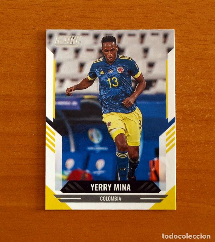 Cromos de f&uacute;tbol: Colombia -N&ordm; 90 Yerry Mina -SCORE SOCCER Panini FIFA-Mundial Qatar- 2021-2022-21-22