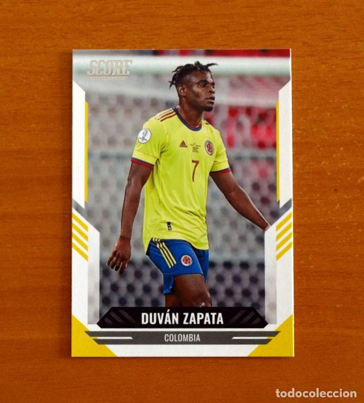 Cromos de f&uacute;tbol: Colombia -N&ordm; 92 Duv&aacute;n Zapata -SCORE SOCCER Panini FIFA-Mundial Qatar- 2021-2022-21-22