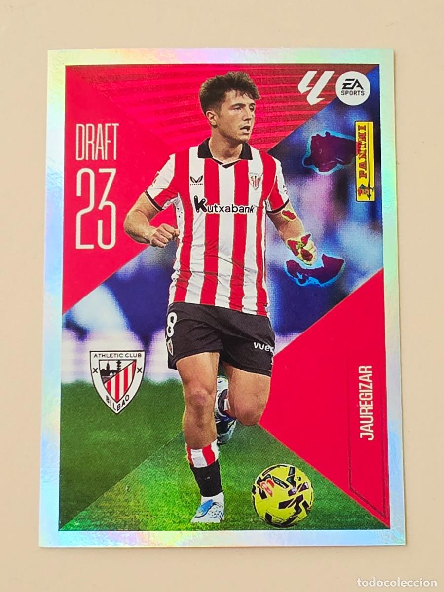 Cromos de f&uacute;tbol: 11 Jauregizar, ERROR IMPRESI&Oacute;N MANCHA, Athletic, Draft 23 Panini Ediciones Liga Este 2026 2027 26 27