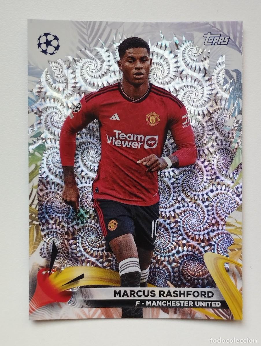Football Stickers: CROMO CARD TOPPS CARNAVAL CHAMPIONS LEAGUE 2023 2024 23 24 MARCUS RASHFORD 86 MANCHESTER UNITED