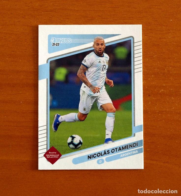 Cromos de f&uacute;tbol: Argentina -N&ordm; 2 Nicol&aacute;s Otamendi -DONRUSS SOCCER Panini FIFA-Mundial Qatar- 2021-2022-21-22