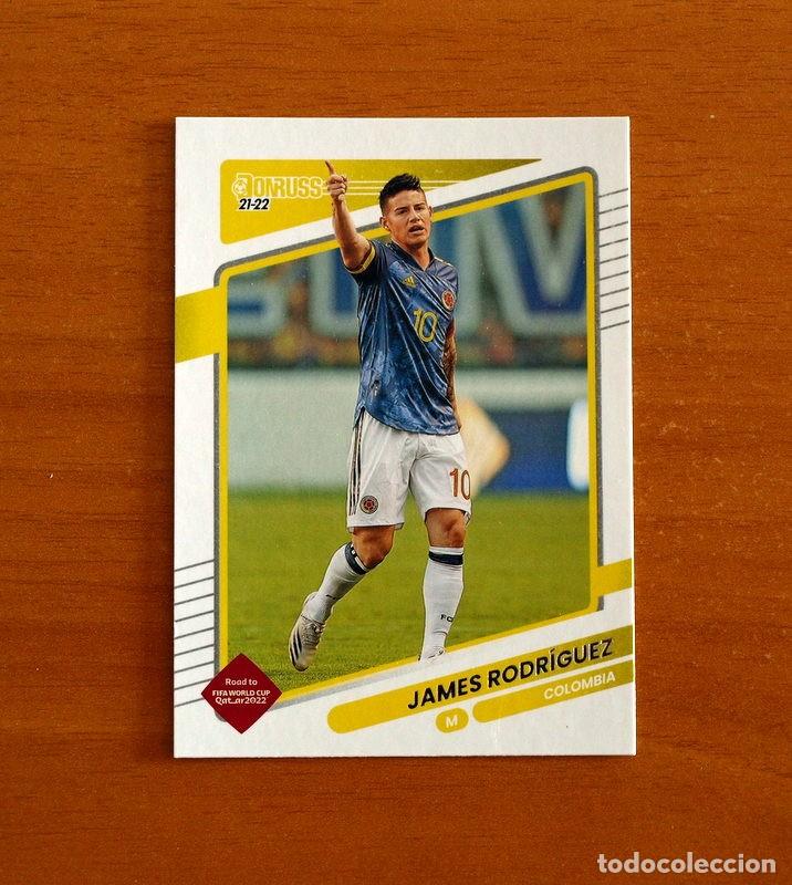 Cromos de f&uacute;tbol: Colombia -N&ordm; 27 James Rodr&iacute;guez -DONRUSS SOCCER Panini FIFA-Mundial Qatar- 2021-2022-21-22