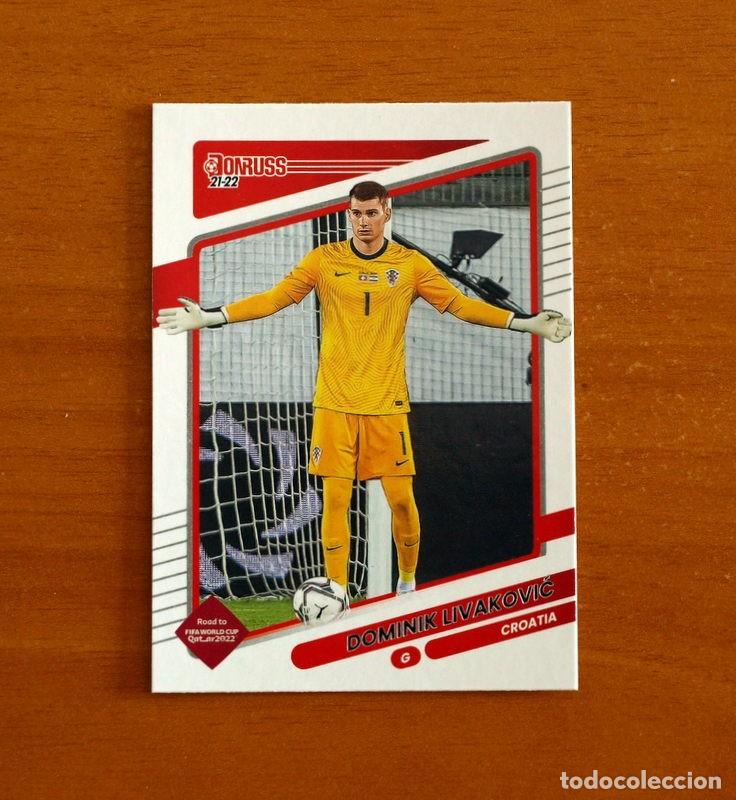 Cromos de f&uacute;tbol: Croatia-Croacia -N&ordm; 38 Dominik Livakovic -DONRUSS SOCCER Panini FIFA-Mundial Qatar- 2021-2022-21-22