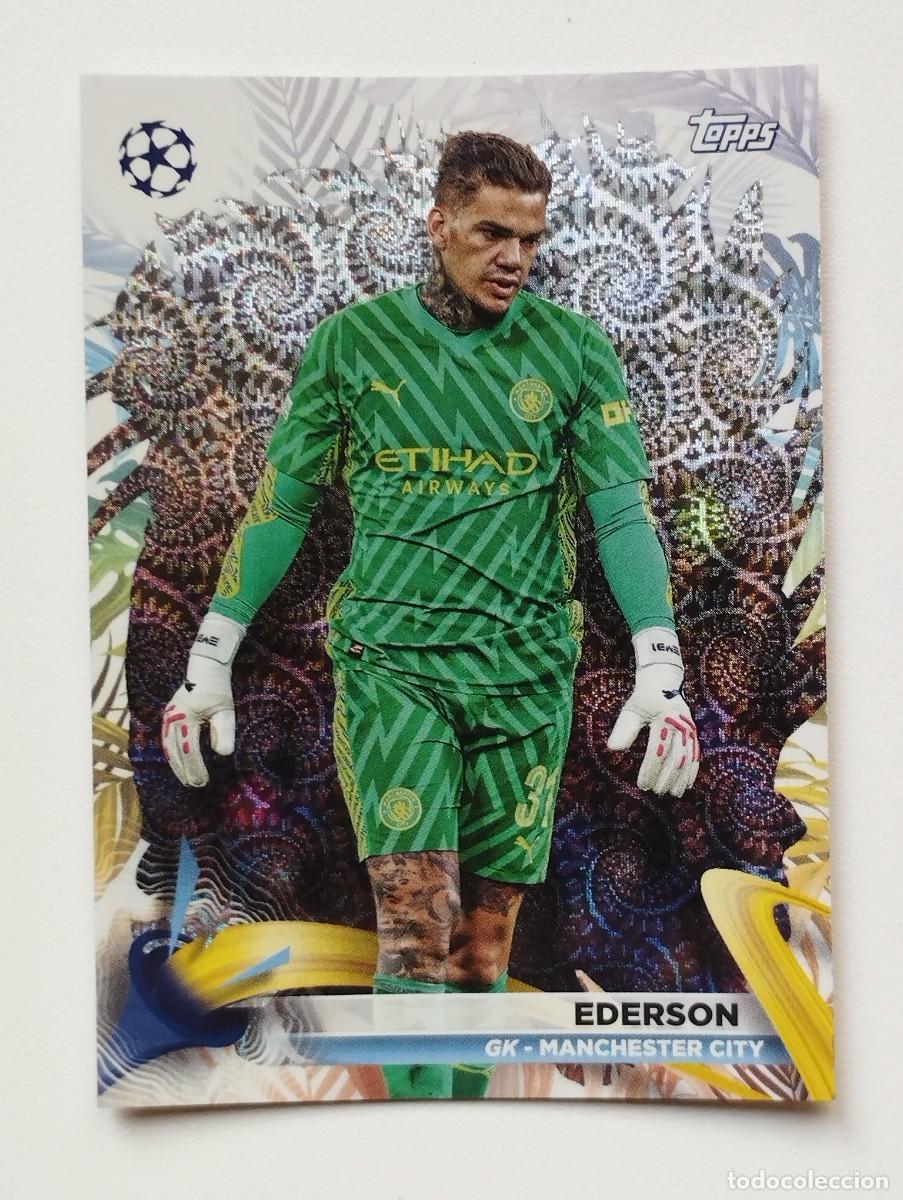 Football Stickers: CROMO CARD TOPPS CARNAVAL CHAMPIONS LEAGUE 2023 2024 23 24 EDERSON 73 MANCHESTER CITY