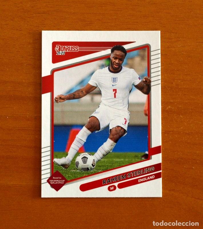 Cromos de f&uacute;tbol: England-Inglaterra -N&ordm; 47 Raheem Sterling -DONRUSS SOCCER Panini FIFA-Mundial Qatar- 2021-2022-21-22