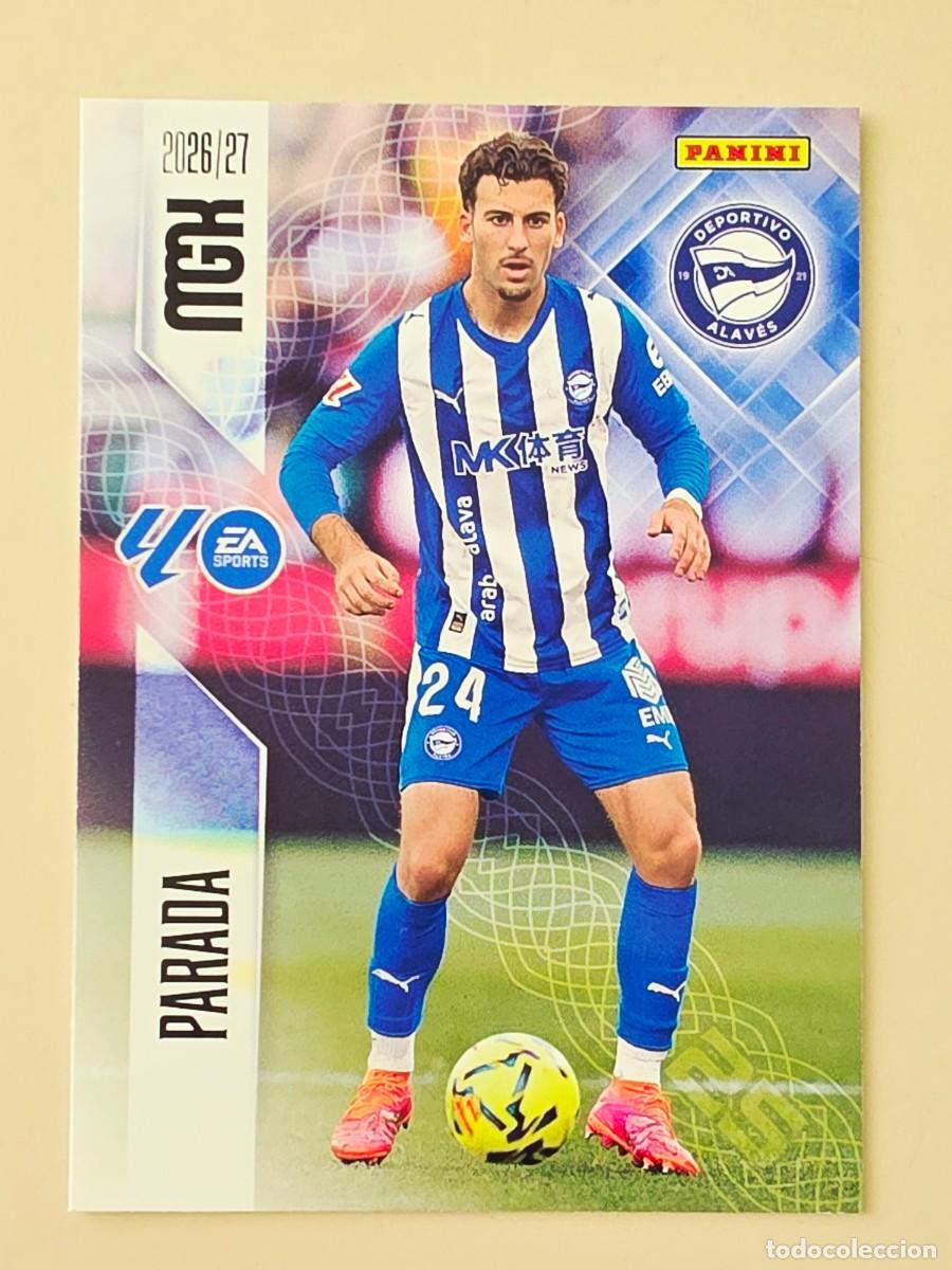 Cromos de f&uacute;tbol: 25 V&iacute;ctor Parada, Deportivo Alav&eacute;s, Panini Megacracks MGK 2026 2027 26 27