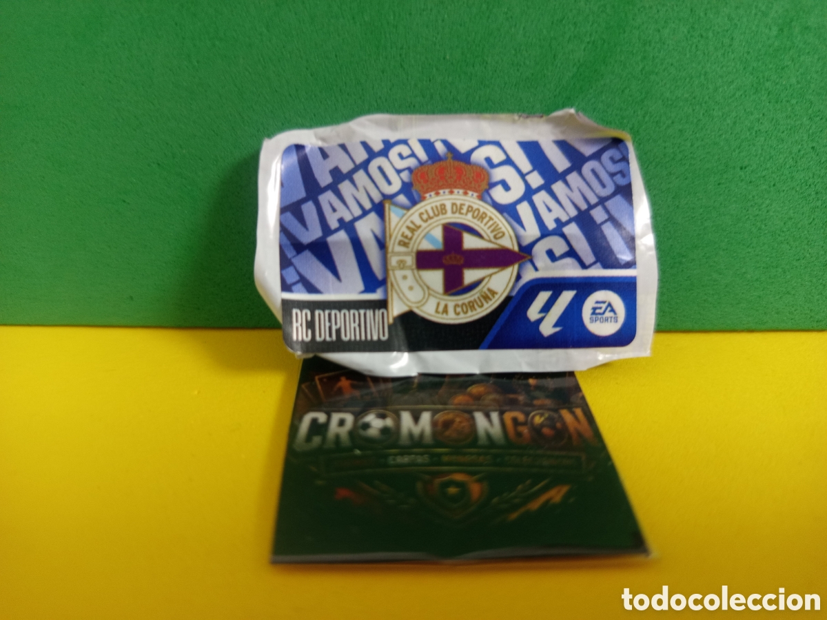 Figurine di Calcio: ❇️ CROMO ⚽ CHICLE ESCUDO DEPORTIVO DE LA CORU&Ntilde;A VAMOS LIGA 2026 2027 26 27 PANINI ❇️