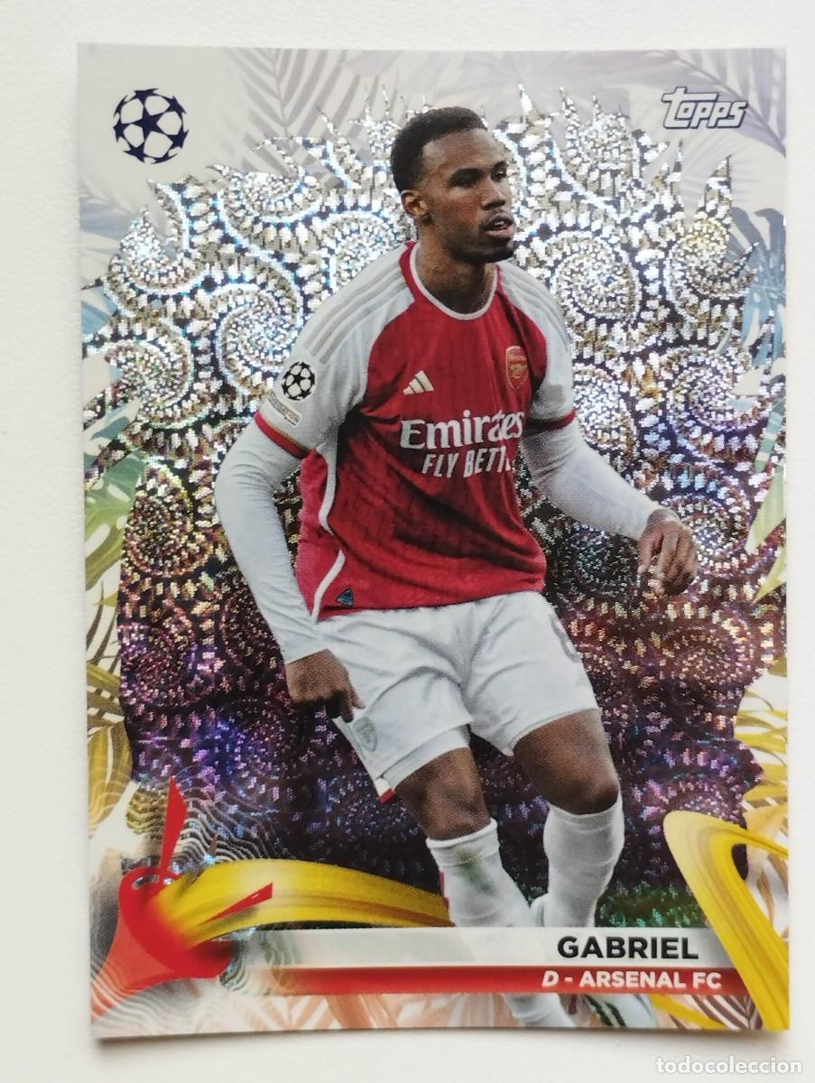 Football Stickers: CROMO CARD TOPPS CARNAVAL CHAMPIONS LEAGUE 2023 2024 23 24 GABRIEL MAGALHAES 24 ARSENAL