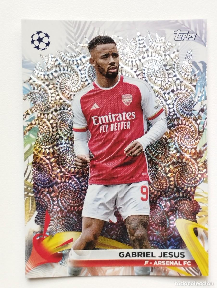 Football Stickers: CROMO CARD TOPPS CARNAVAL CHAMPIONS LEAGUE 2023 2024 23 24 GABRIEL JESUS 15 ARSENAL
