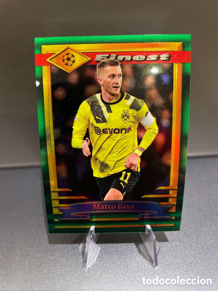 Football Stickers: Marco Reus 44 Topps Finest Flashbacks UCL 2022-23 Borussia Dortmund