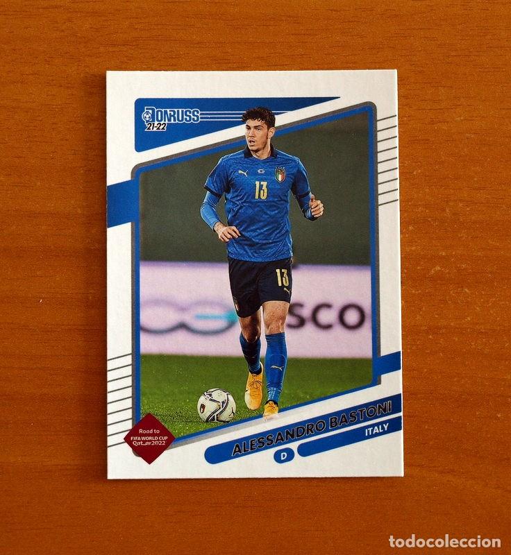 Cromos de f&uacute;tbol: Italy-Italia -N&ordm; 76 Alessandro Bastoni -DONRUSS SOCCER Panini FIFA-Mundial Qatar- 2021-2022-21-22