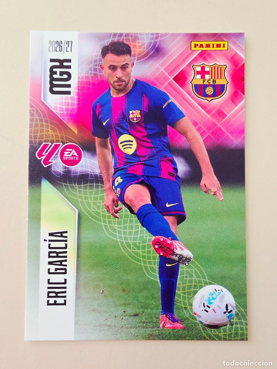 Cromos de f&uacute;tbol: 79 Eric Garc&iacute;a, FC Barcelona, Panini Megacracks MGK 2026 2027 26 27