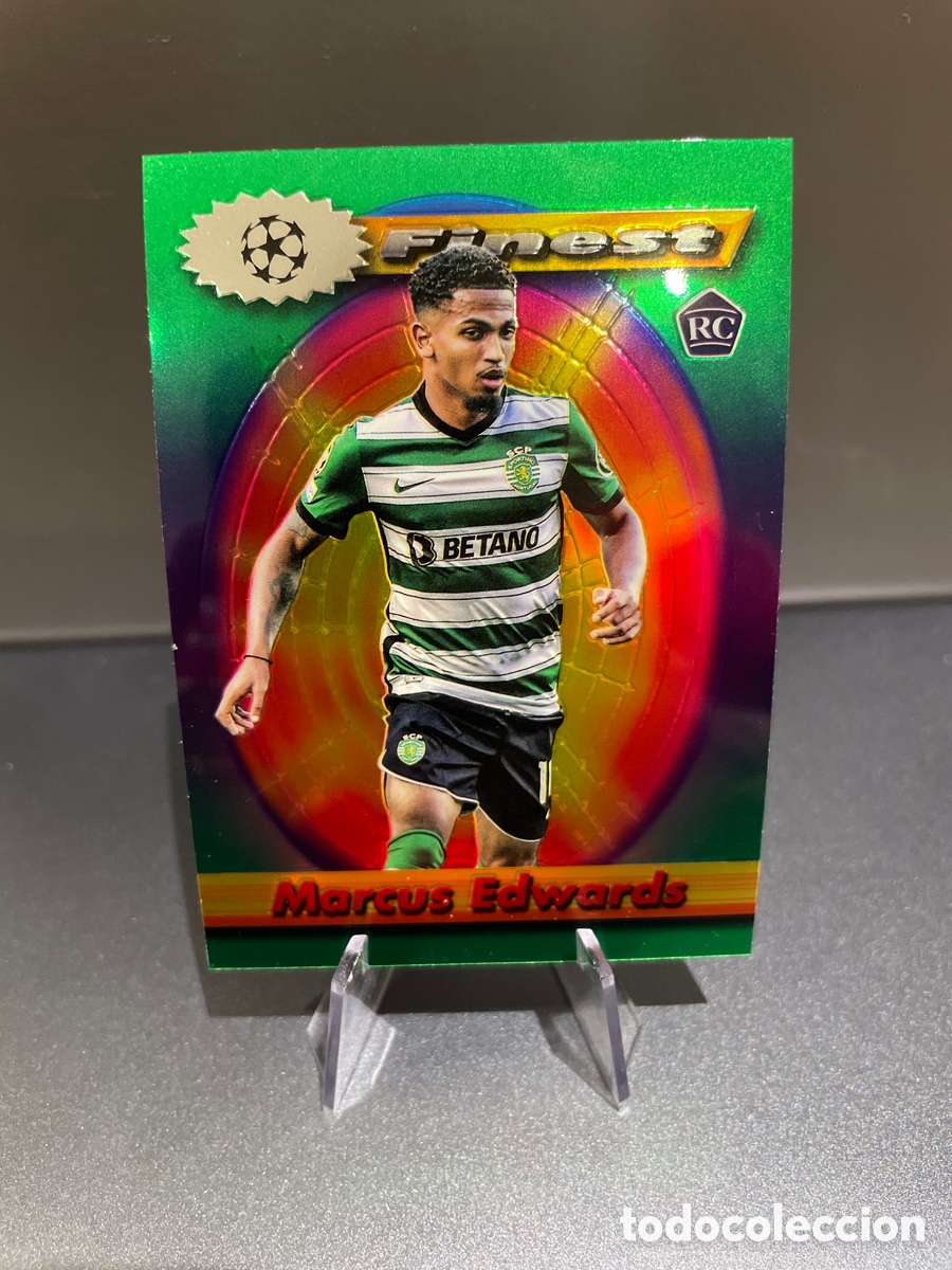 Football Stickers: Marcus Edwards 10 Rookie Topps Finest Flashbacks UCL 2022-23 Sporting Portugal