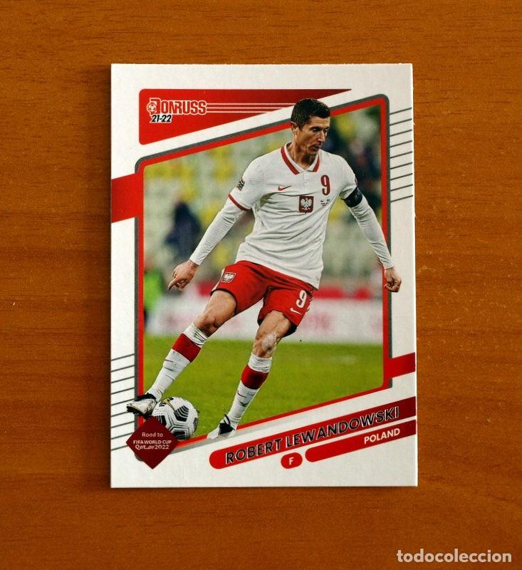 Cromos de f&uacute;tbol: Poland-Polonia -N&ordm; 108 Robert Lewandowski -DONRUSS SOCCER Panini FIFA-Mundial Qatar-2021-2022-21-22