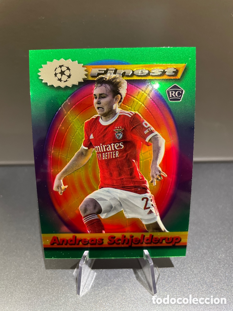 Football Stickers: Schjelderup 6 Rookie Topps Finest Flashbacks UCL 2022-23 Benfica