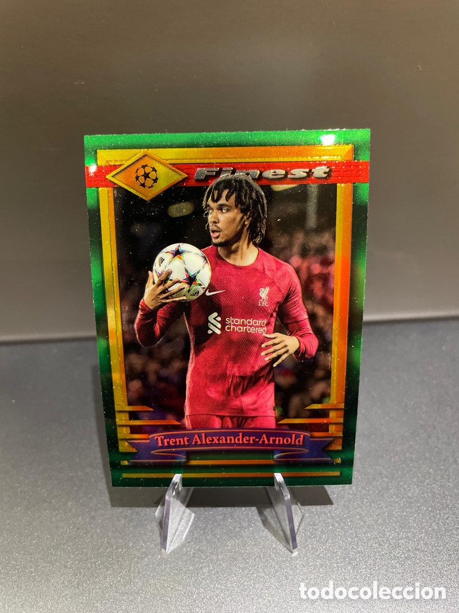 Football Stickers: Trent Alexander-Arnold 94 Topps Finest Flashbacks UCL 2022-23 Liverpool