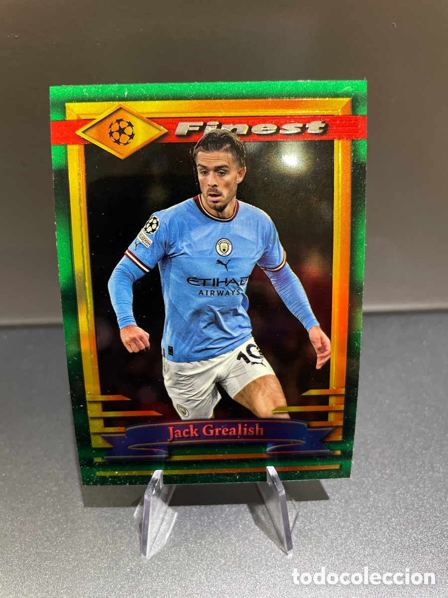 Cartes &agrave; collectionner de Football: Grealish 88 Topps Finest Flashbacks UCL 2022-23 Manchester City