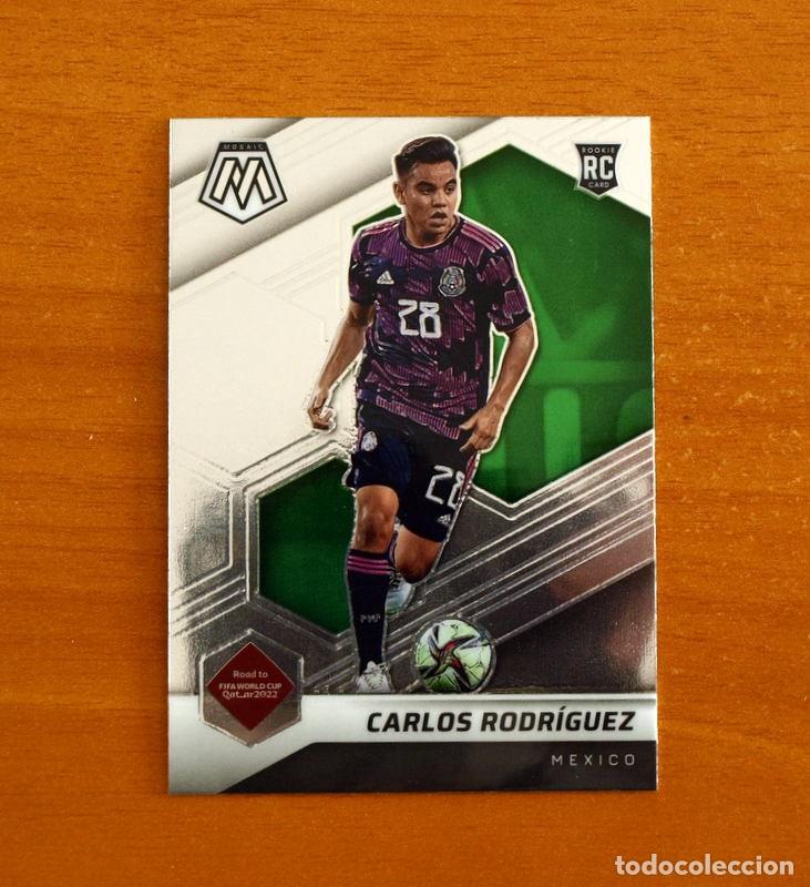 Cromos de f&uacute;tbol: M&eacute;xico -N&ordm; 24 Carlos Rodr&iacute;guez -Rookie-MOSAIC SOCCER Panini FIFA-Mundial Qatar-2021-2022-21-22