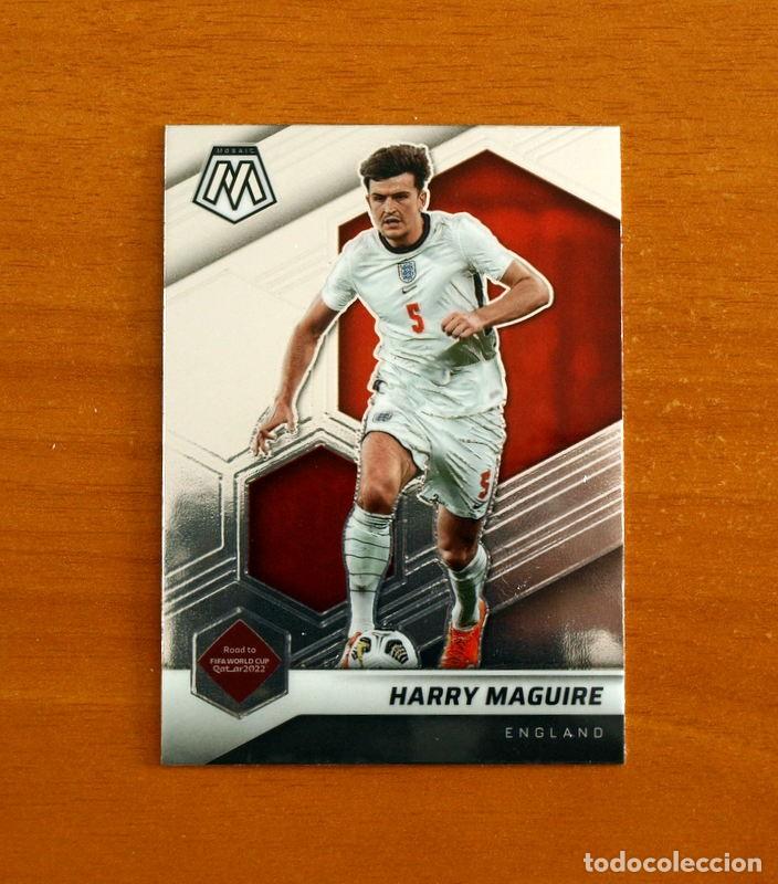 Cromos de f&uacute;tbol: England-Inglaterra -N&ordm; 38 Harry Maguire -MOSAIC SOCCER Panini FIFA-Mundial Qatar-2021-2022-21-22