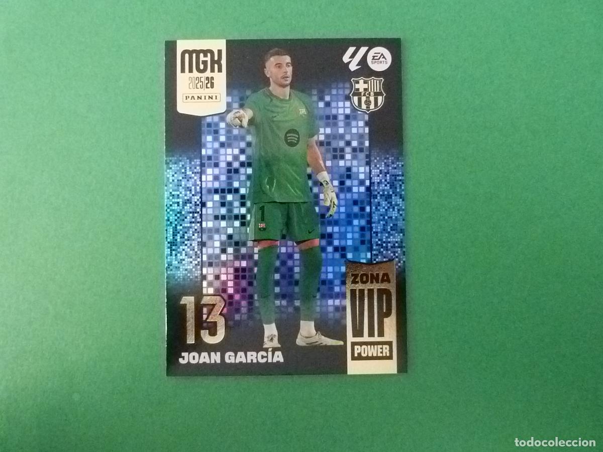 Cromos de f&uacute;tbol: TRADING CARD FUTBOL JOAN GARCIA F.C.BARCELONA N&ordm; P 512 VIP LIGA MEGACRACKS 2025-2026/25