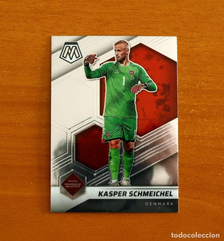 Cromos de f&uacute;tbol: Denmark-Dinamarca -N&ordm; 151 Kasper Schmeichel -MOSAIC SOCCER Panini FIFA-Mundial Qatar-2021-2022-21-22