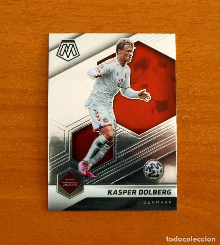 Cromos de f&uacute;tbol: Denmark-Dinamarca -N&ordm; 156 Kasper Dolberg -MOSAIC SOCCER Panini FIFA-Mundial Qatar-2021-2022-21-22