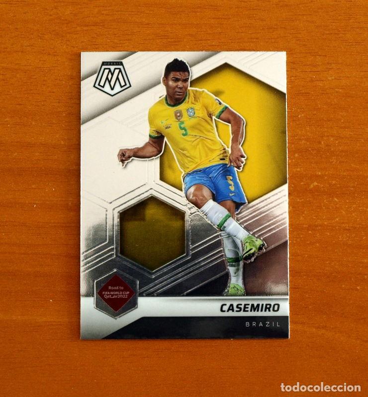 Cromos de f&uacute;tbol: Brazil-Brasil -N&ordm; 157 Casemiro -MOSAIC SOCCER Panini FIFA-Mundial Qatar-2021-2022-21-22