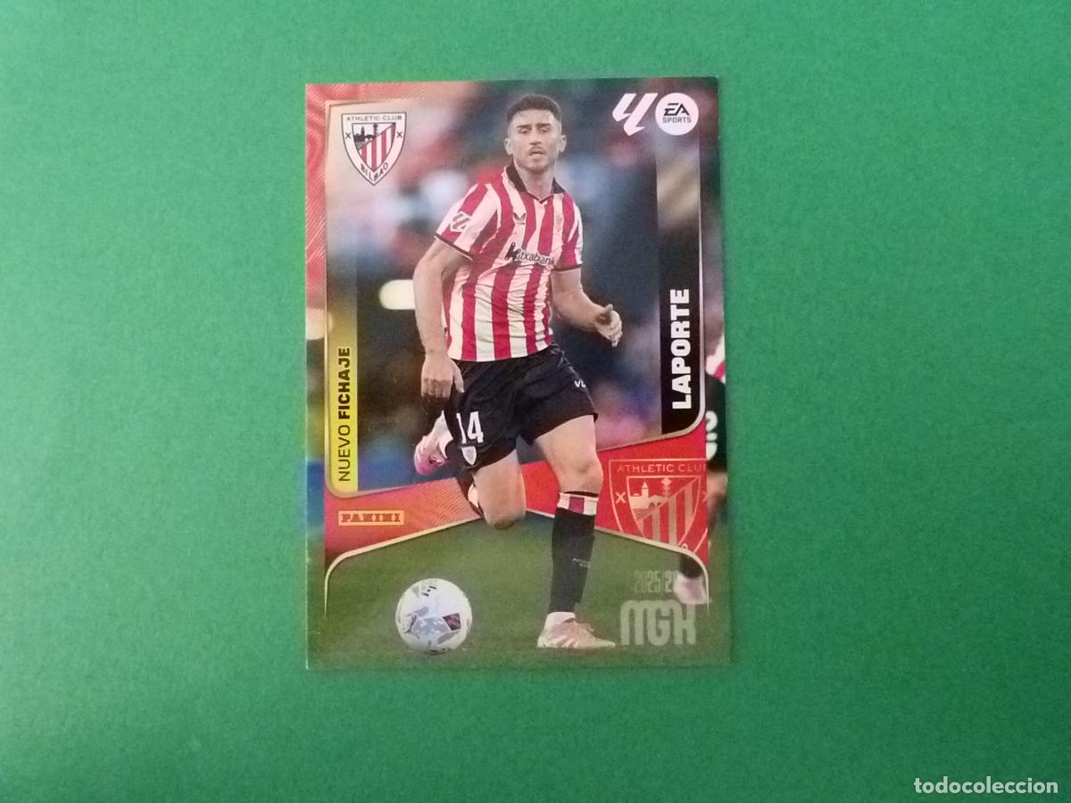 Cromos de f&uacute;tbol: TRADING CARD FUTBOL LAPORTE ATH. BILBAO N&ordm; 500 LIGA MEGACRACKS 2025-2026/25