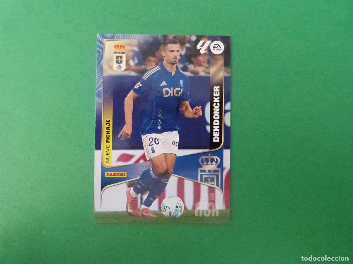 Cromos de f&uacute;tbol: TRADING CARD FUTBOL DENDONCKER REAL OVIEDO C.F. N&ordm; 490 LIGA MEGACRACKS 2025-2026/25